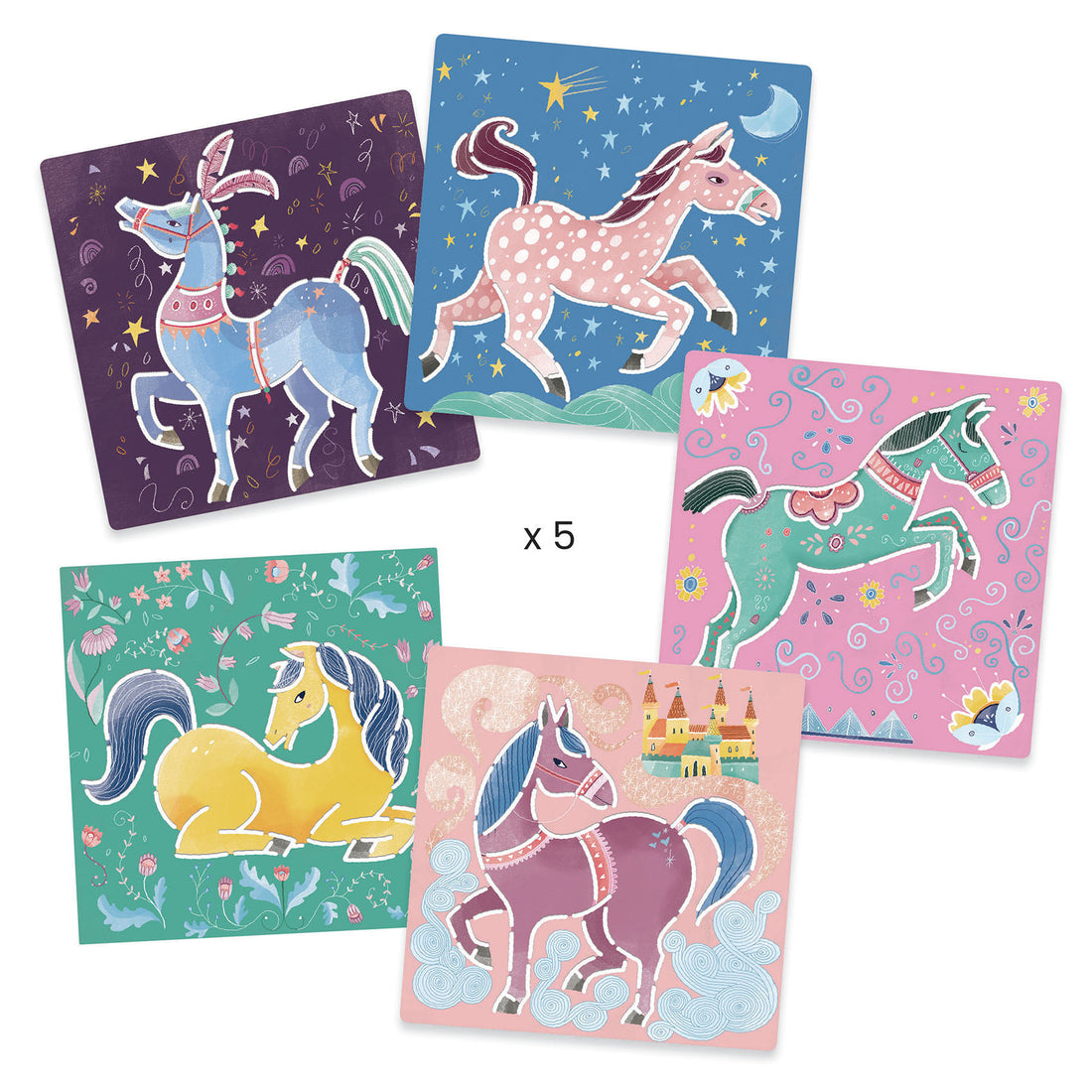 Stencil Set - Horses