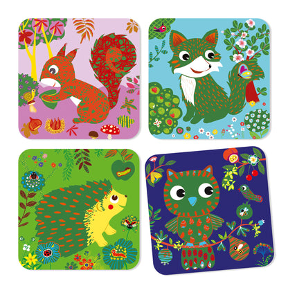 Scratch Boards With Stylus - Small Beasts