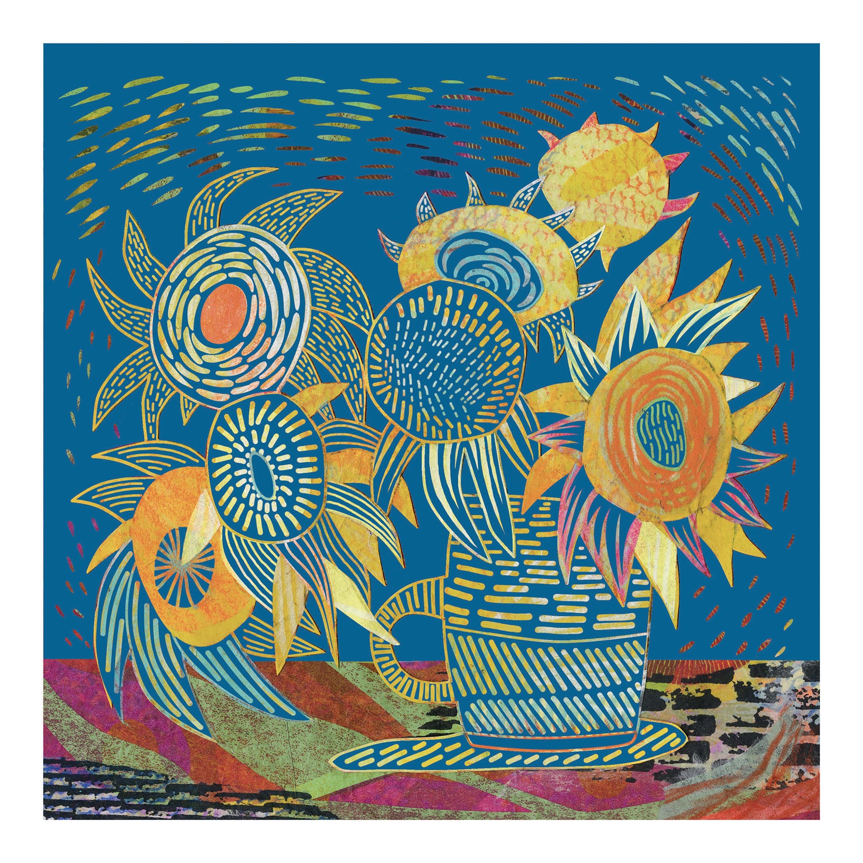 Scratch Card Art With Wooden Stylus - Inspired By The South - Vincent Van Gogh