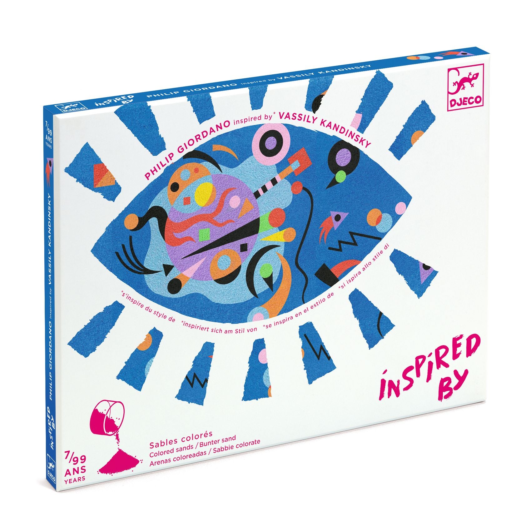 Coloured Sand Art - Abstractions - Inspired By Vassily Kandinsky