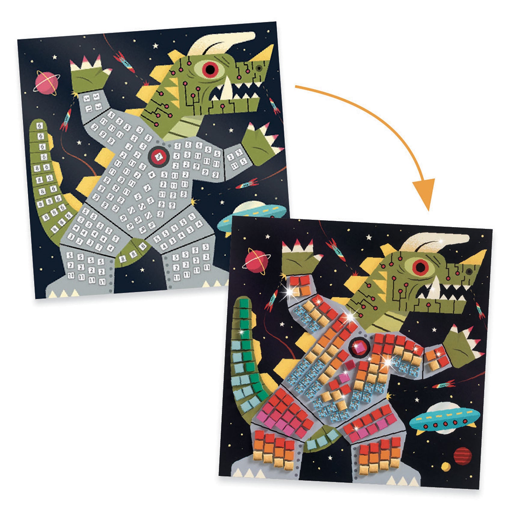 Cosmic Battle Mosaic Set