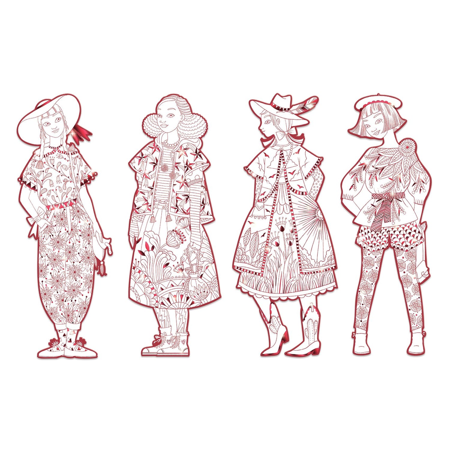 Fashion Colouring - Fiodor &amp; Friends