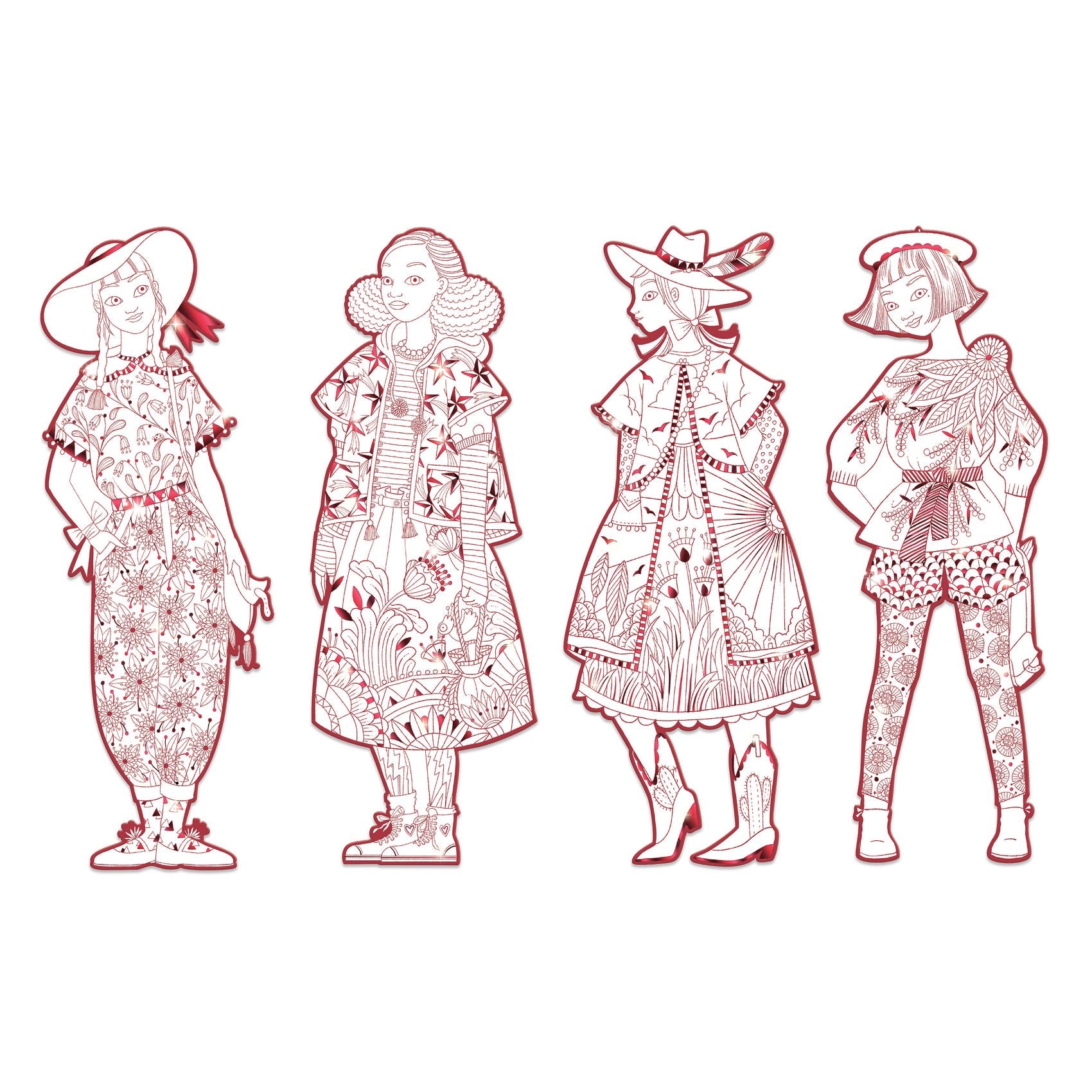 Fashion Colouring - Fiodor &amp; Friends