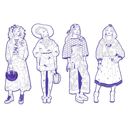 Fashion Colouring - Zaho &amp; Friends