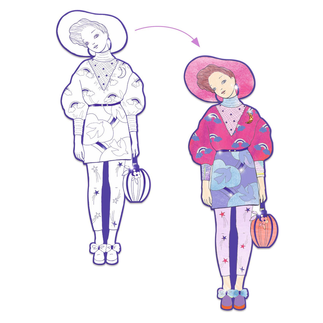 Fashion Colouring - Zaho &amp; Friends