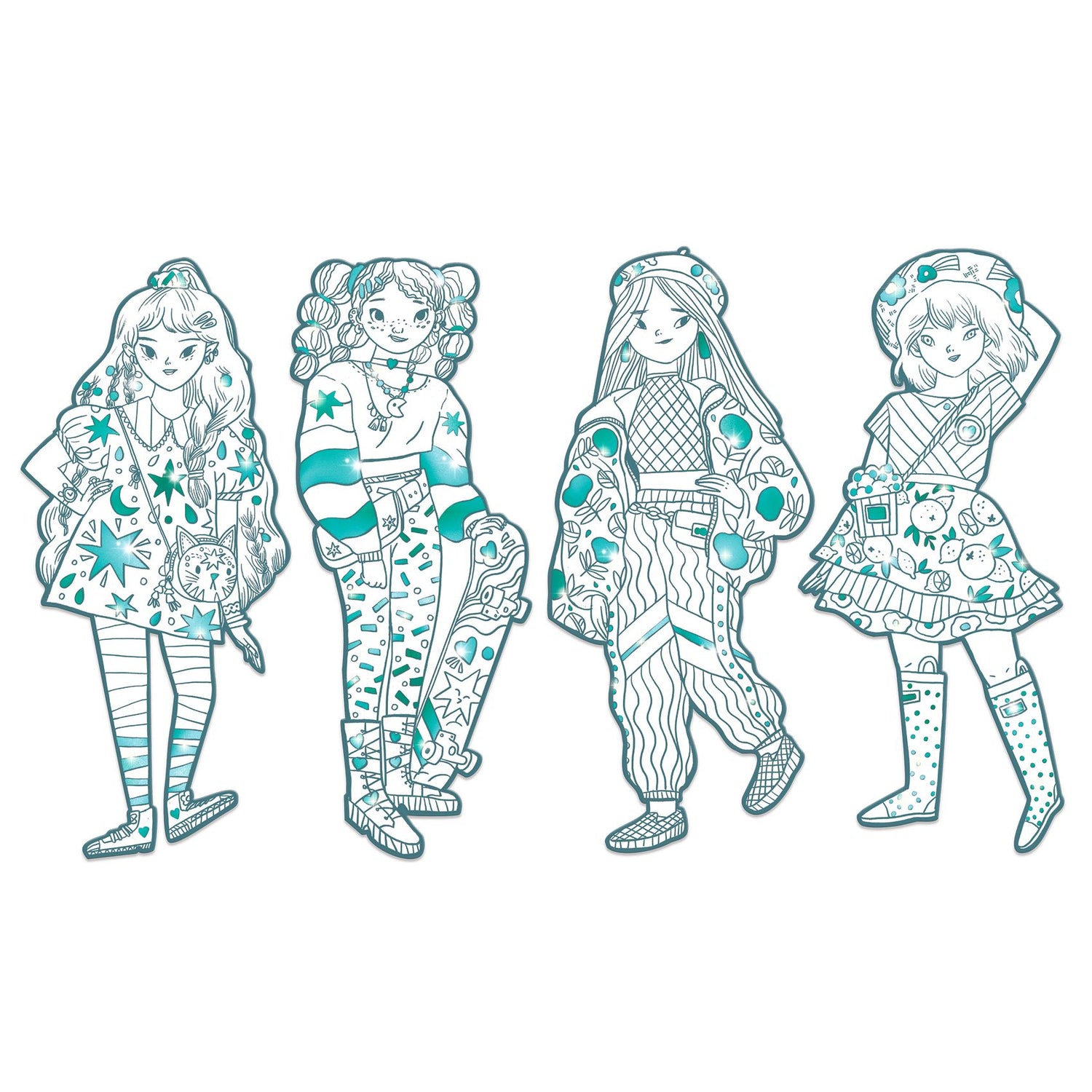 Fashion Colouring - Angela &amp; Friends