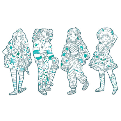 Fashion Colouring - Angela &amp; Friends