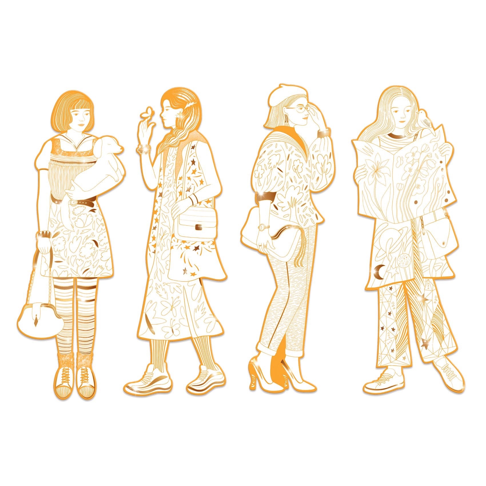 Fashion Colouring - Scout &amp; Friends