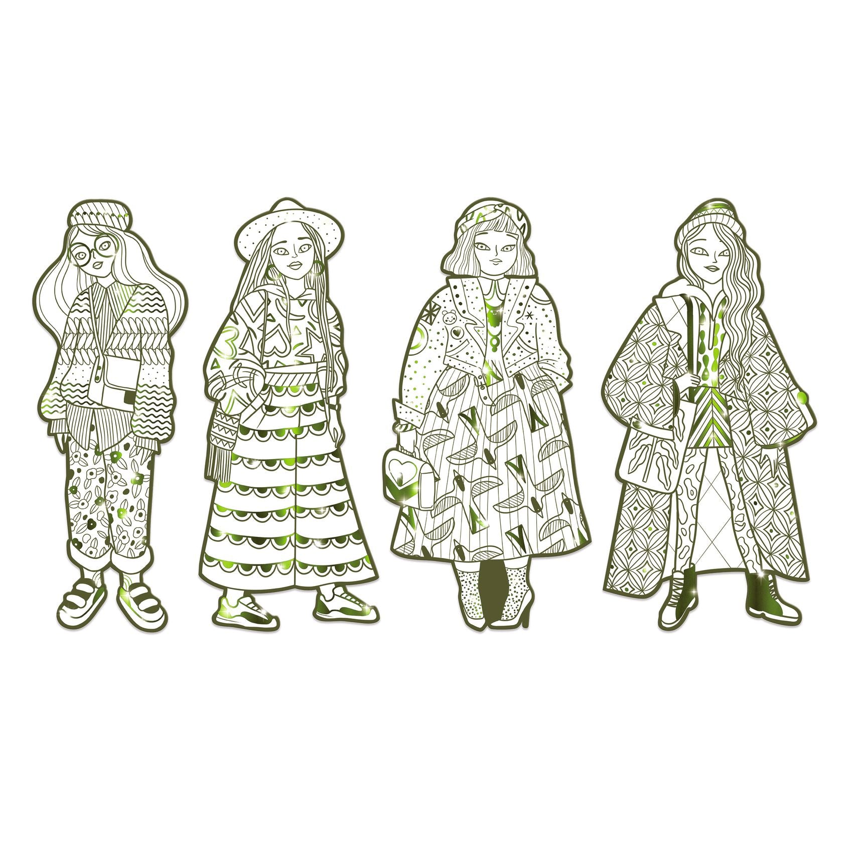 Fashion Colouring - Bowie &amp; Friends