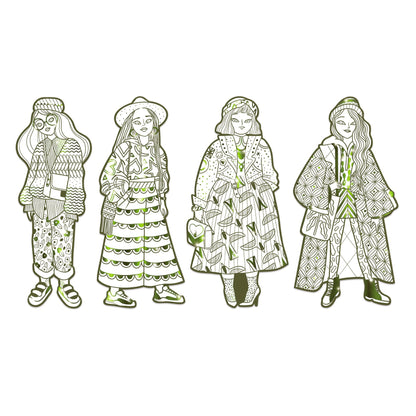 Fashion Colouring - Bowie &amp; Friends