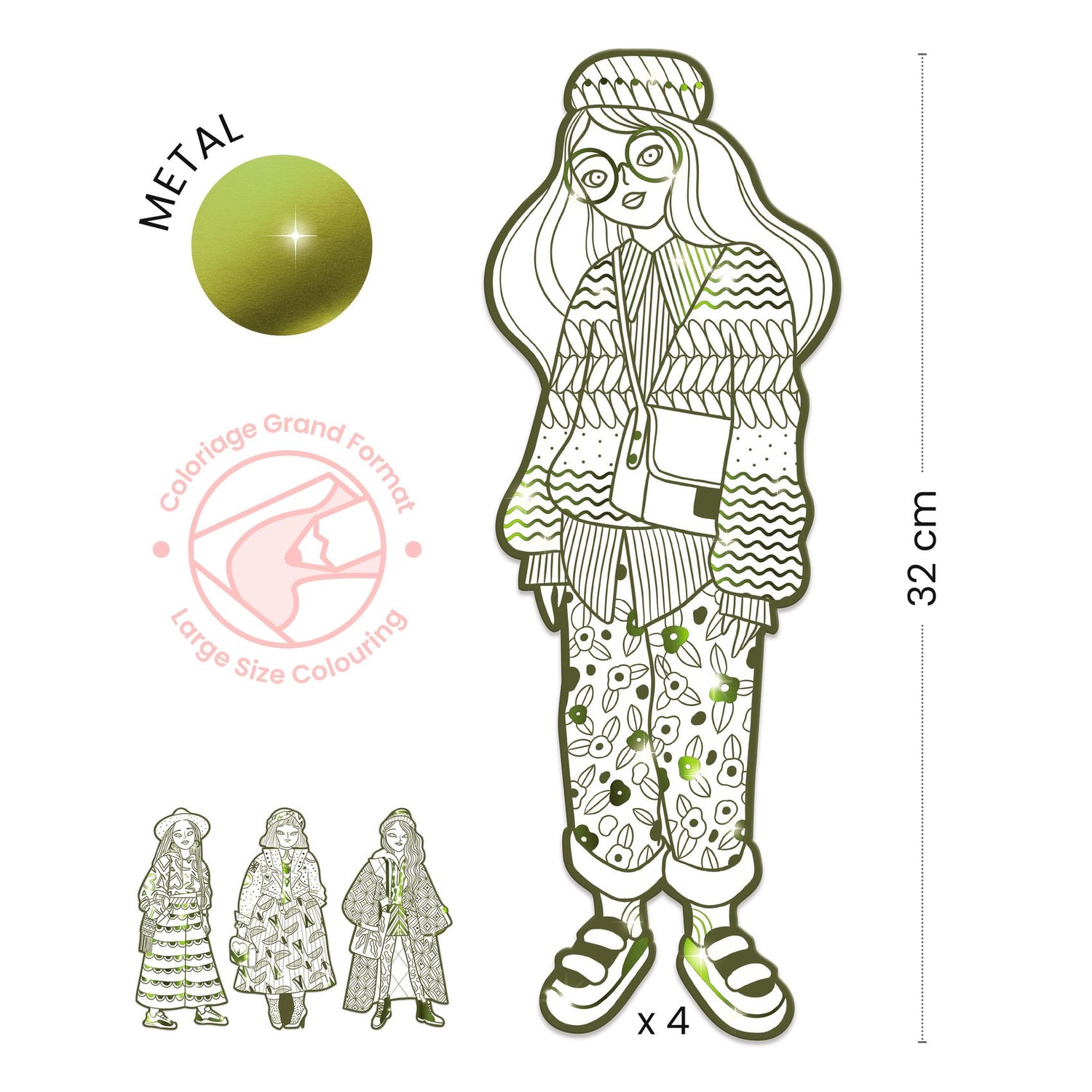 Fashion Colouring - Bowie &amp; Friends