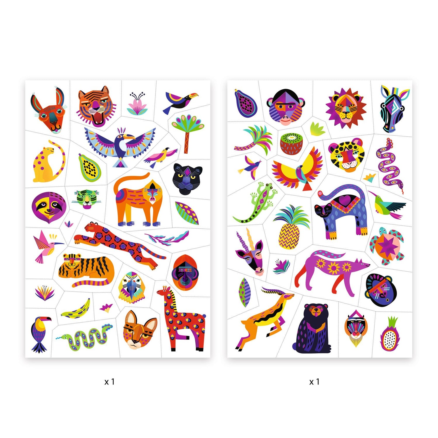 Kids Temporary Tattoos - Wild Beauty