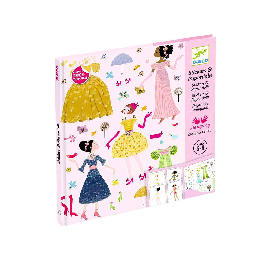 Paper Dolls Set - Dresses Through The Seasons