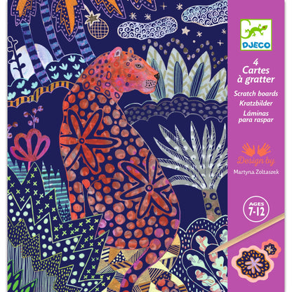 Scratch Boards With Stylus - Lush Nature