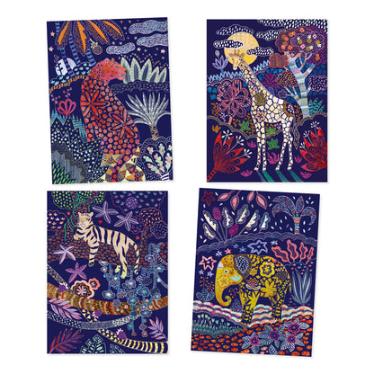Scratch Boards With Stylus - Lush Nature
