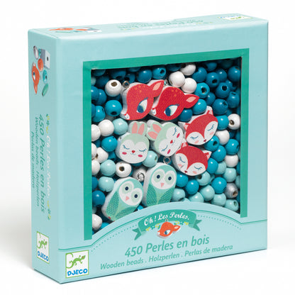 Wooden Jewellery Bead Kit - Small Animals