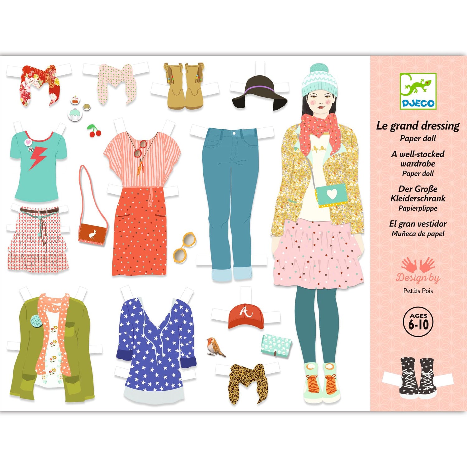 Paper Dolls Set - One Big Dressing Room