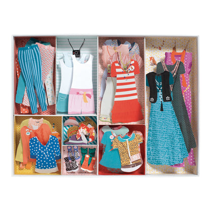 Paper Dolls Set - One Big Dressing Room