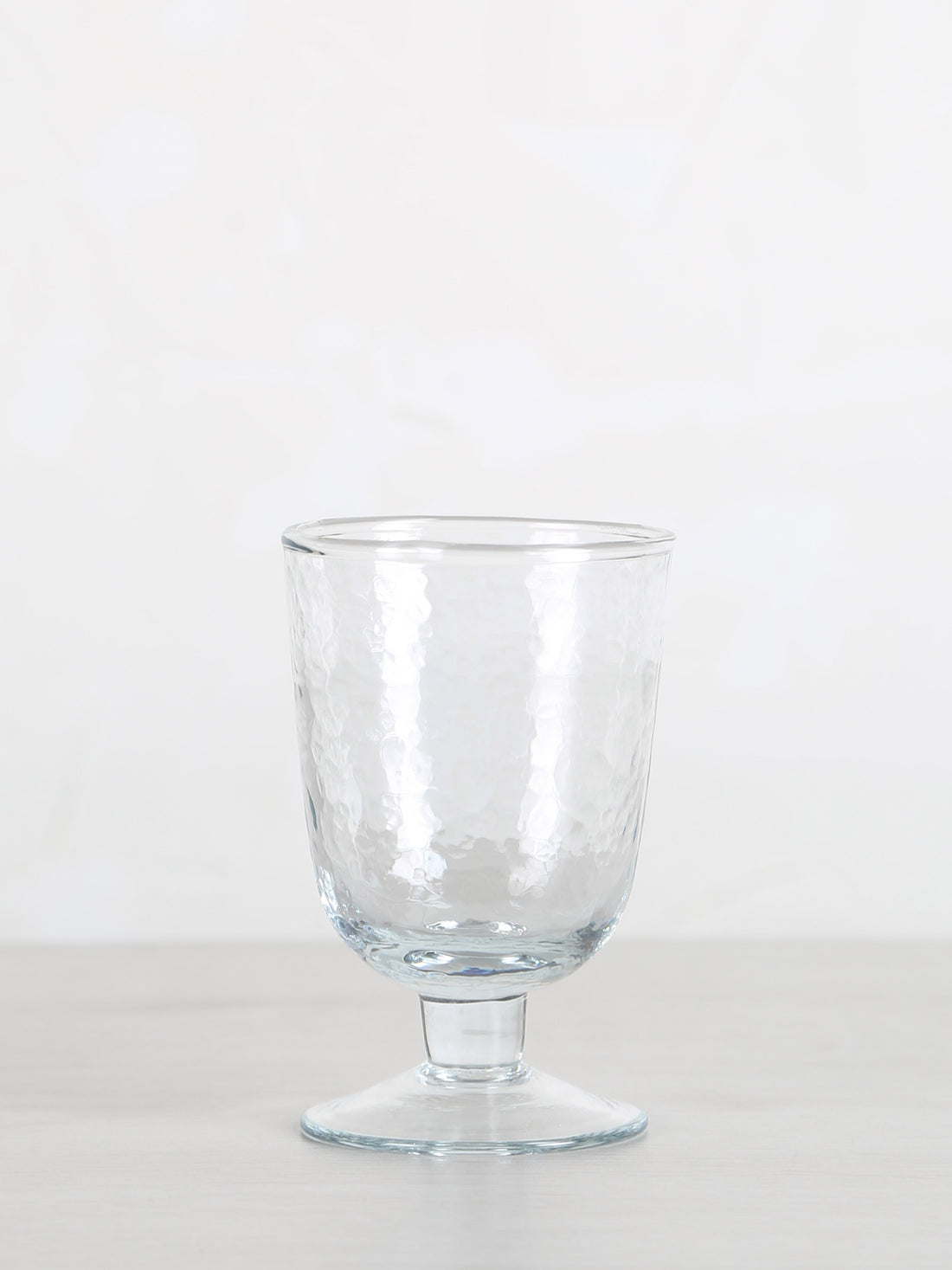 Hammered wine Glass