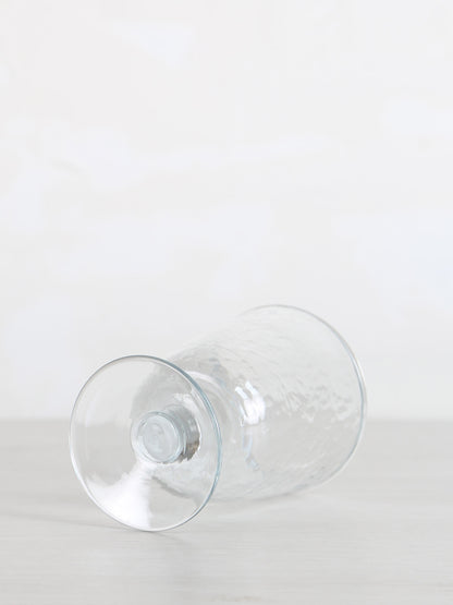 Hammered wine Glass