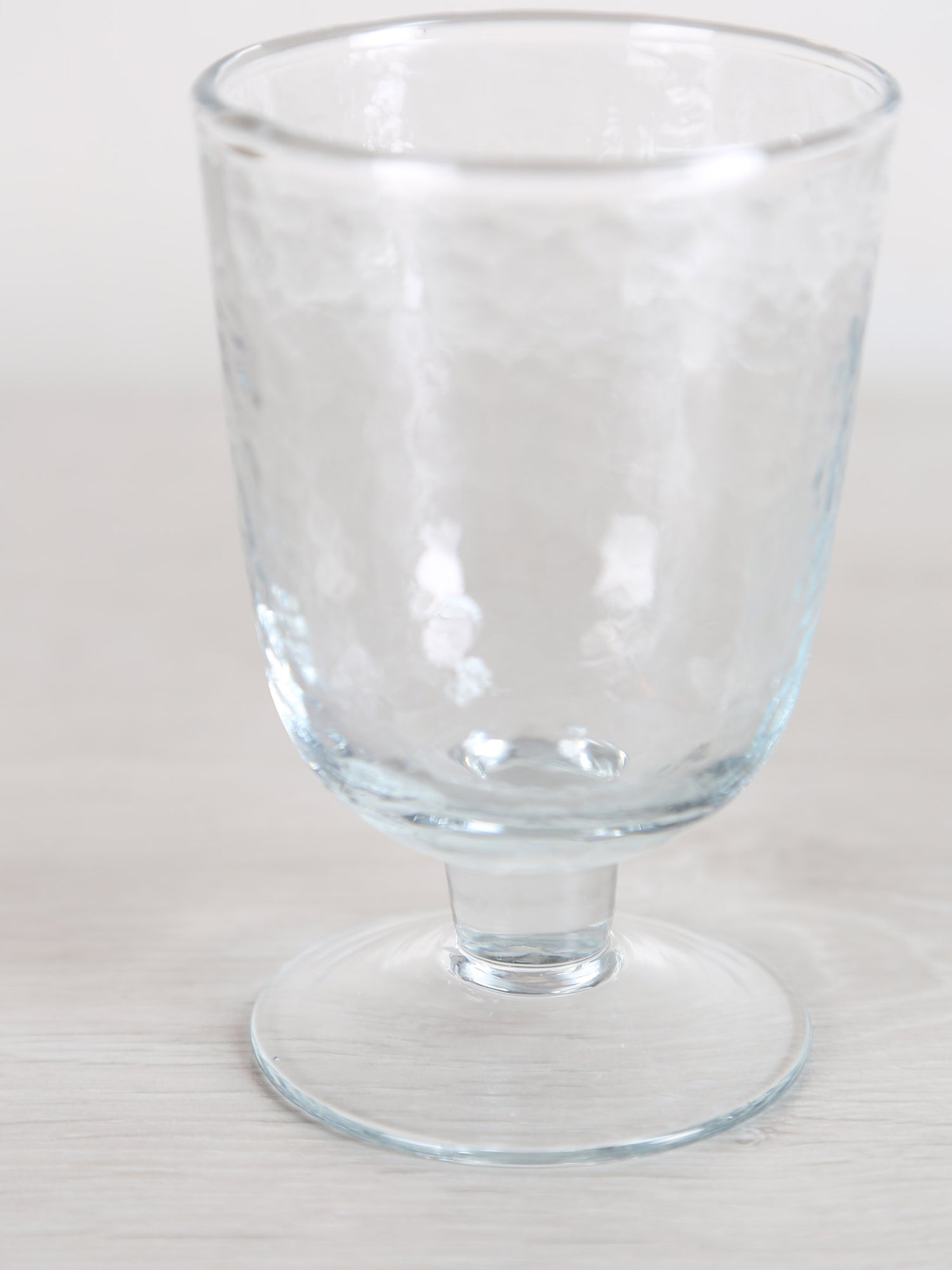 Hammered wine Glass
