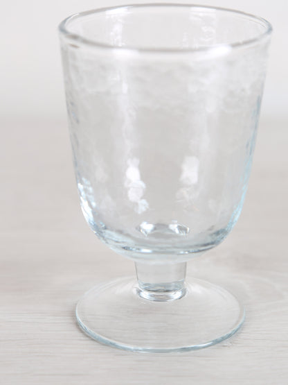 Hammered wine Glass