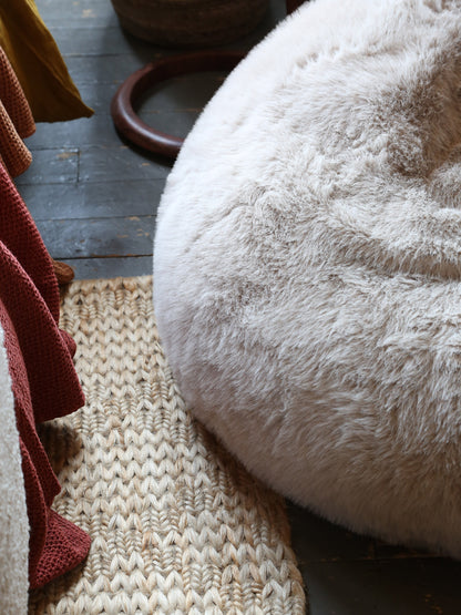 Sloane Faux Fur Pod in Mink