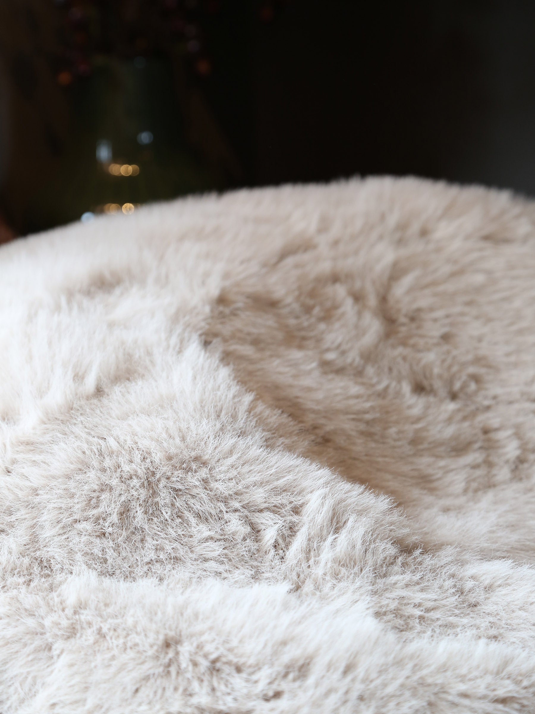 Sloane Faux Fur Pod in Mink