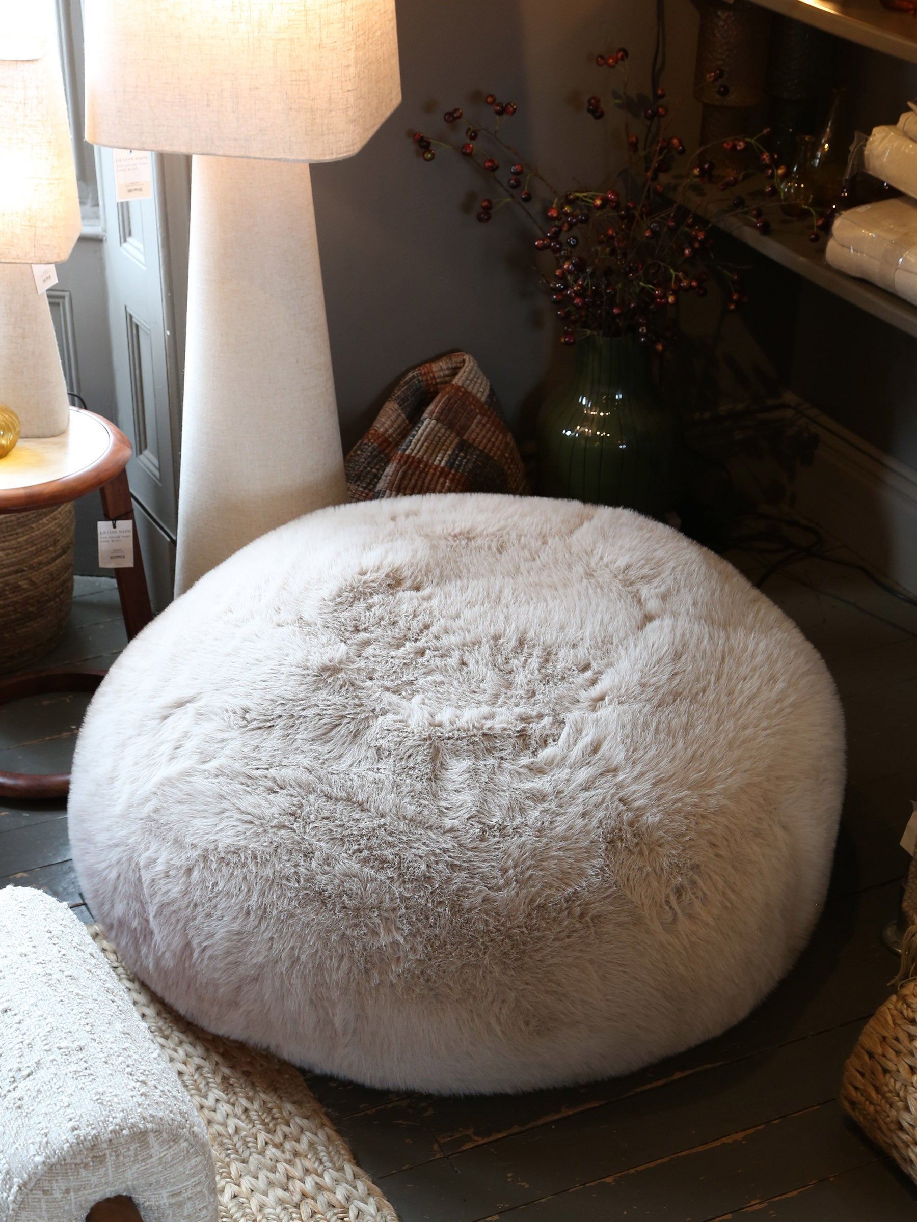 Sloane Faux Fur Pod in Mink