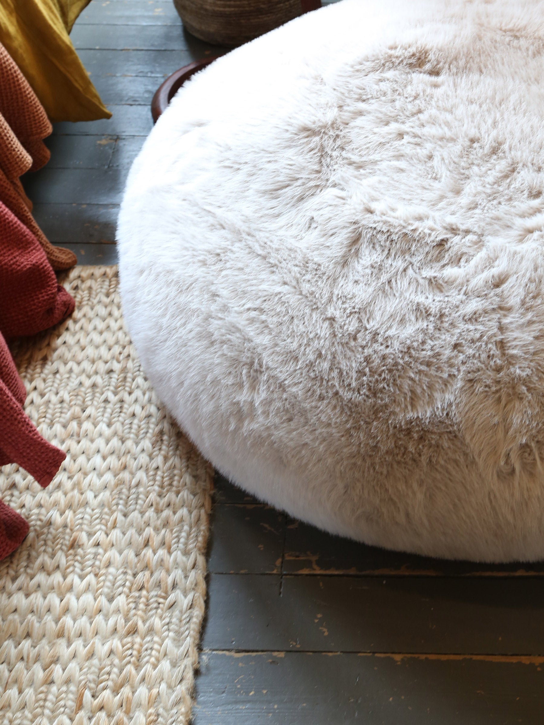Sloane Faux Fur Pod in Mink