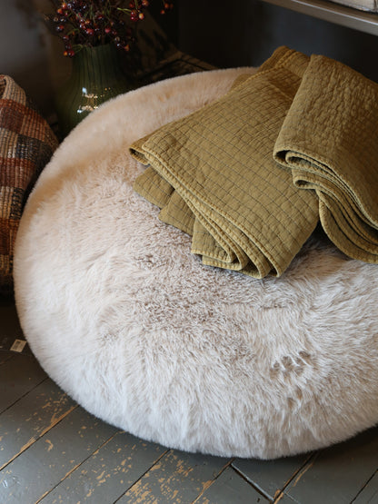 Sloane Faux Fur Pod in Mink
