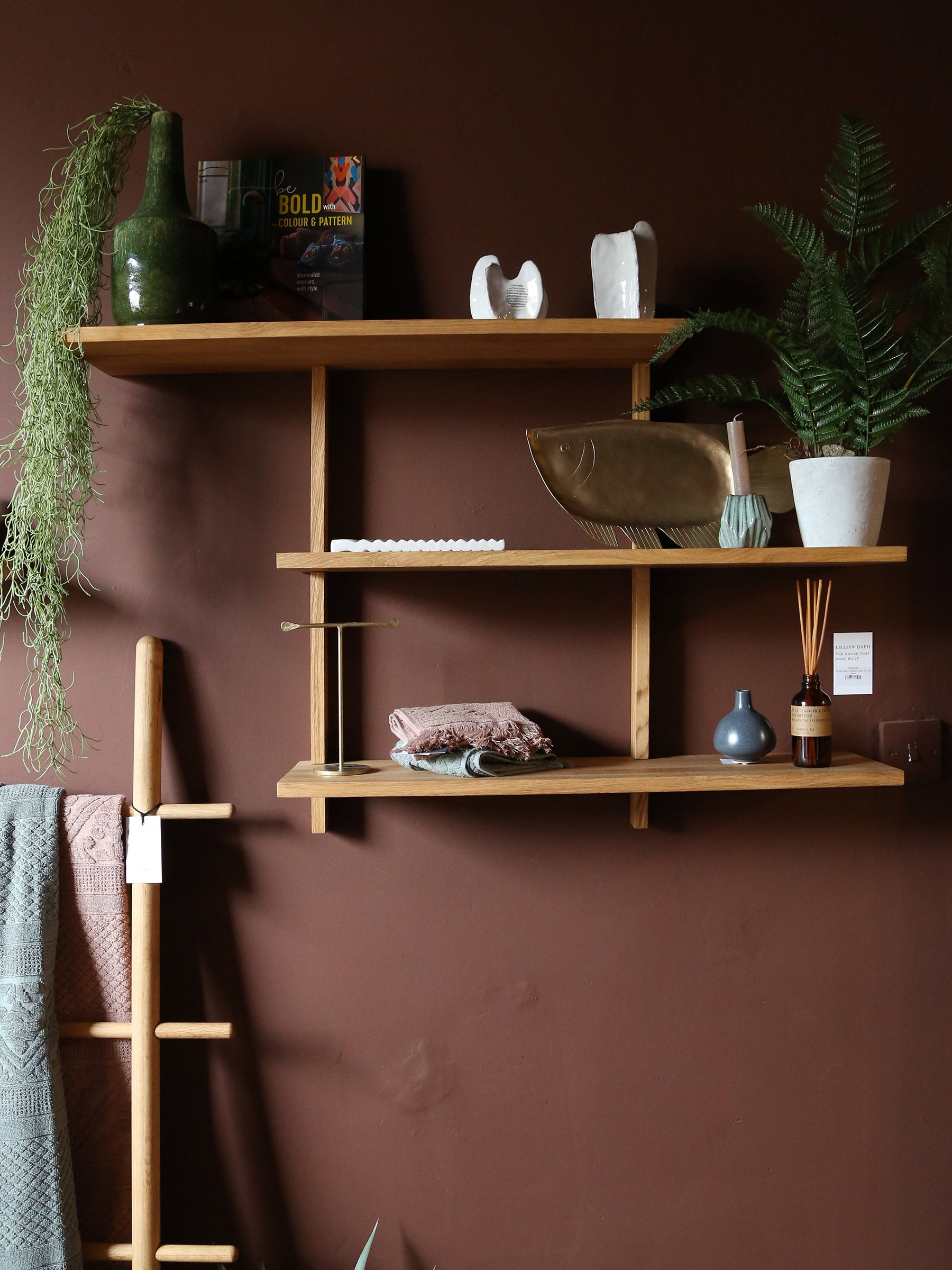 Ellie Oak Shelving Unit - 2 Colour options Available