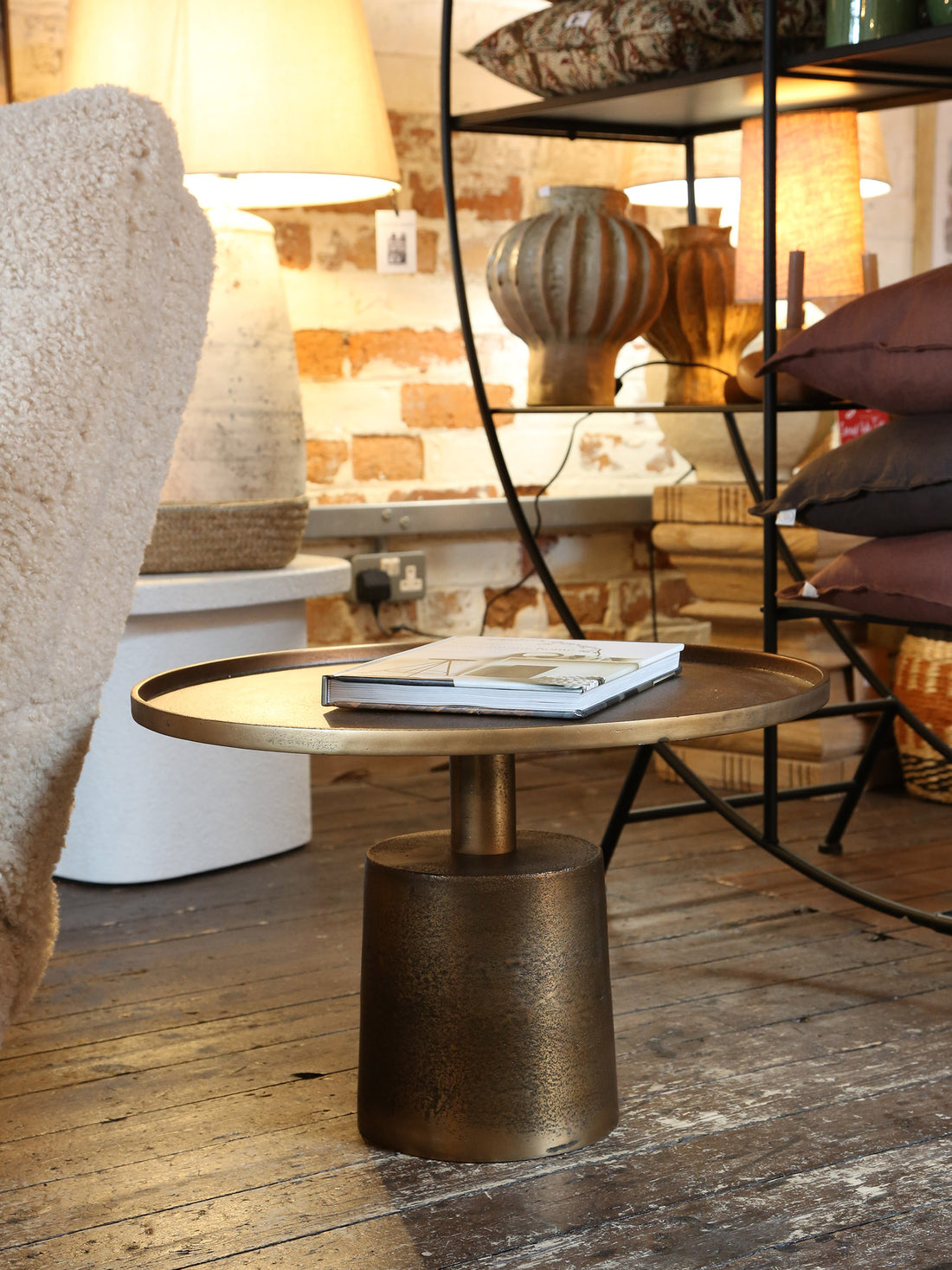 Rebel Coffee Table Antique Brass