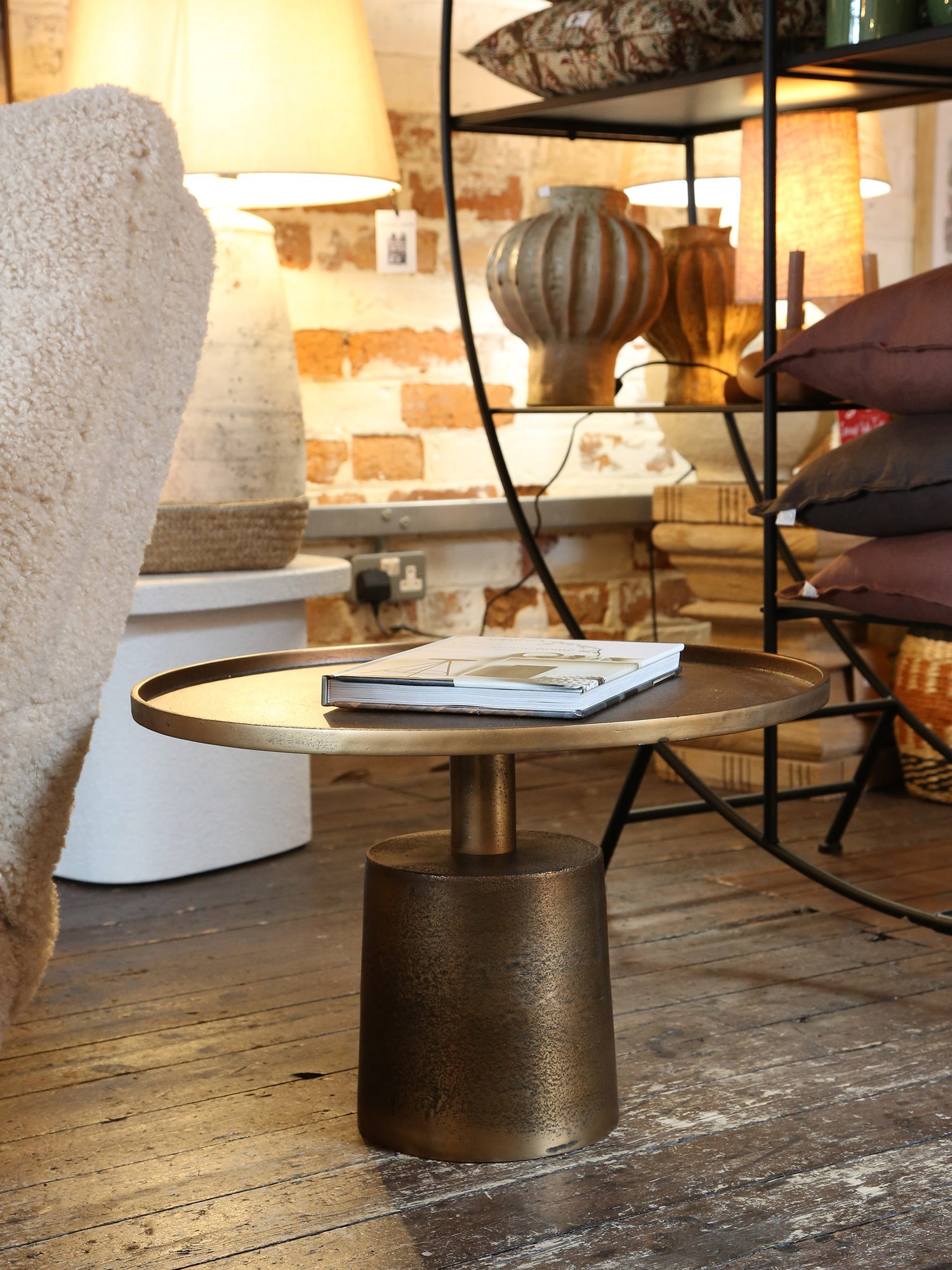 Rebel Coffee Table Antique Brass