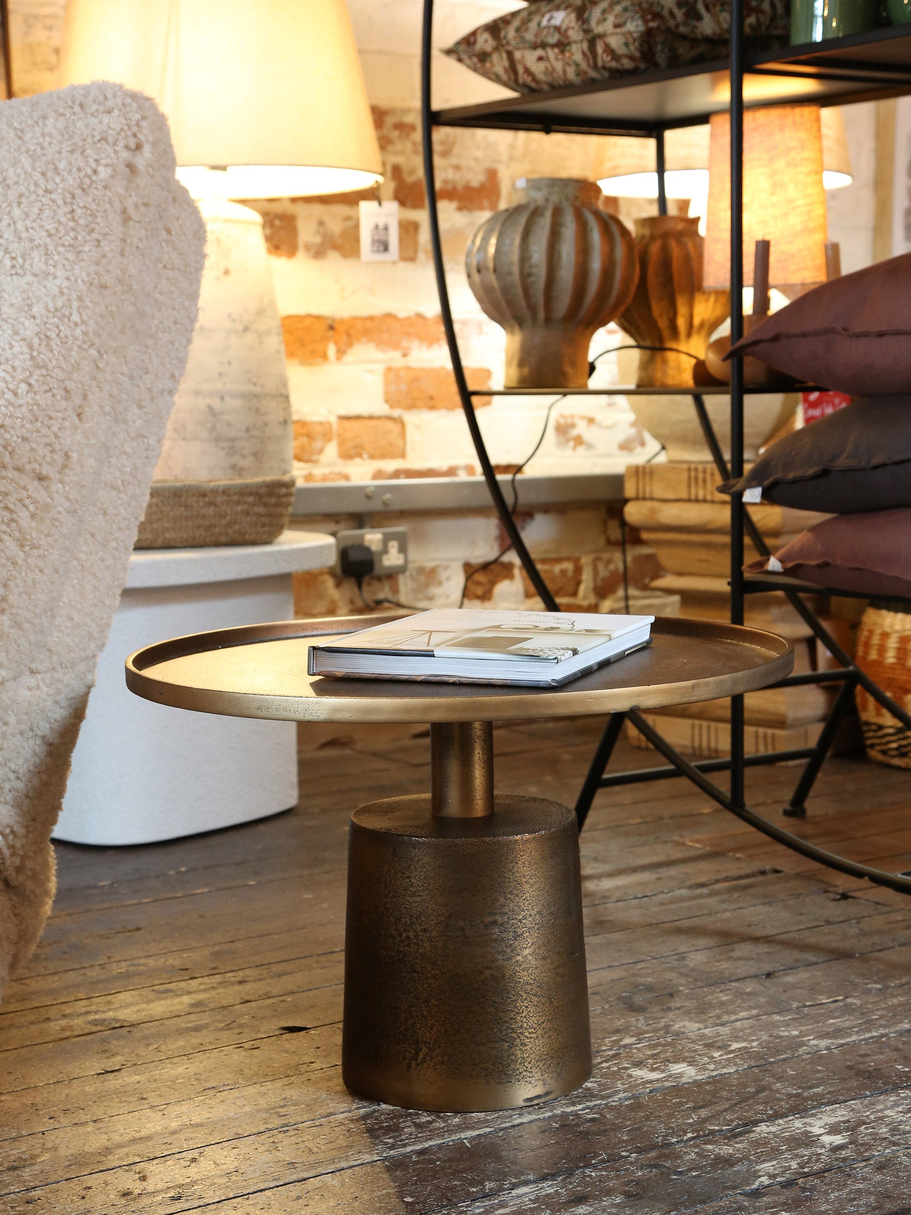 Rebel Coffee Table Antique Brass