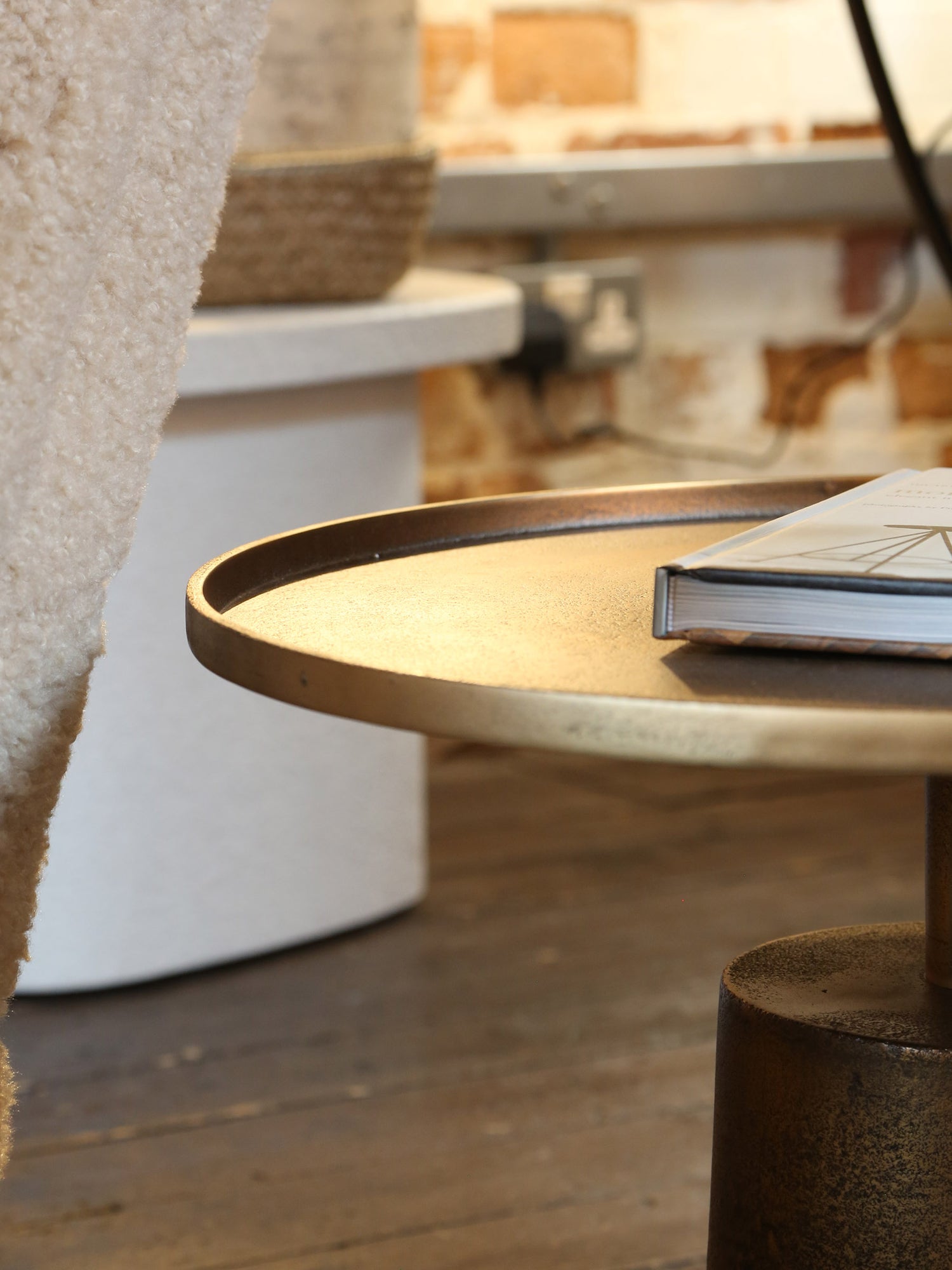 Rebel Coffee Table Antique Brass