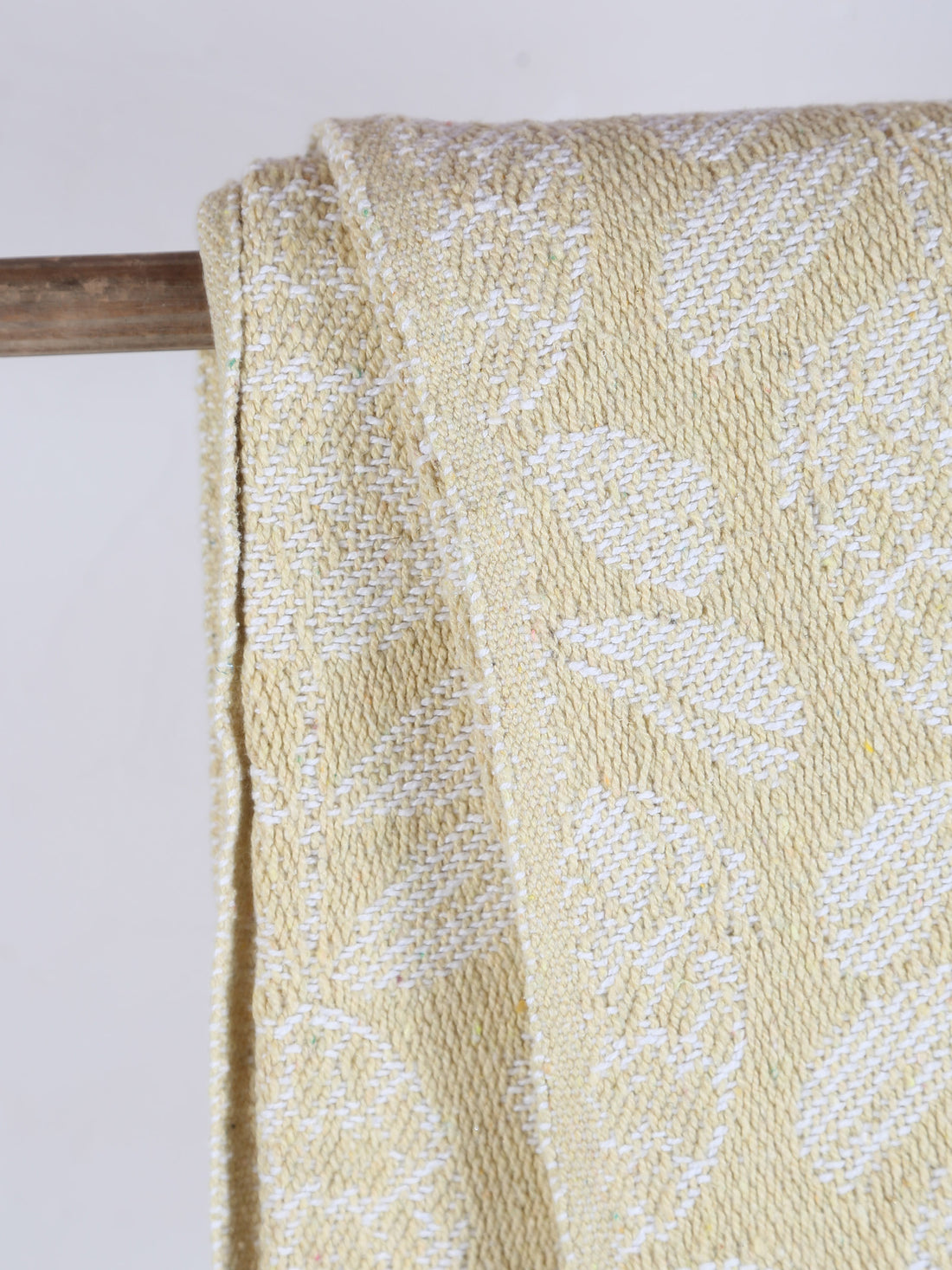 Pratello Recycled Cotton Throw - Yellow