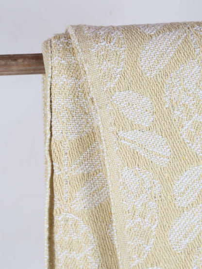 Pratello Recycled Cotton Throw - Yellow