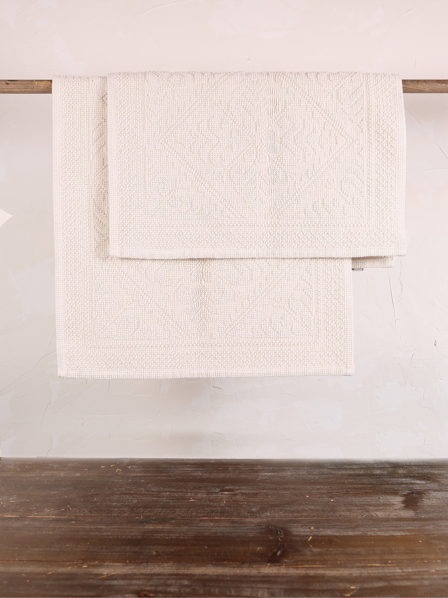 Enzo Bath Mat - Chalk - 54x64cm