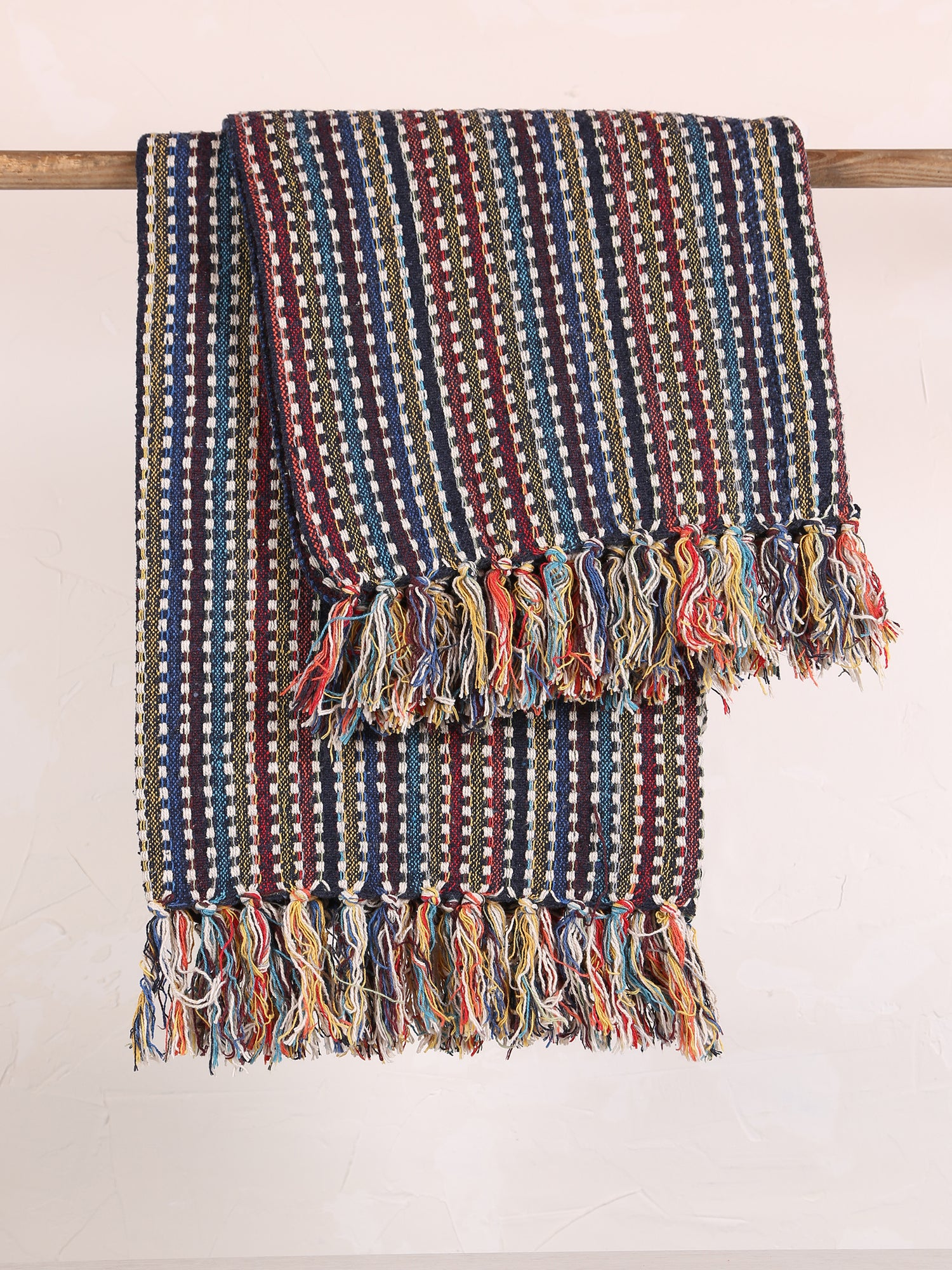 Lazzario Recycled Cotton Throw - Multicoloured