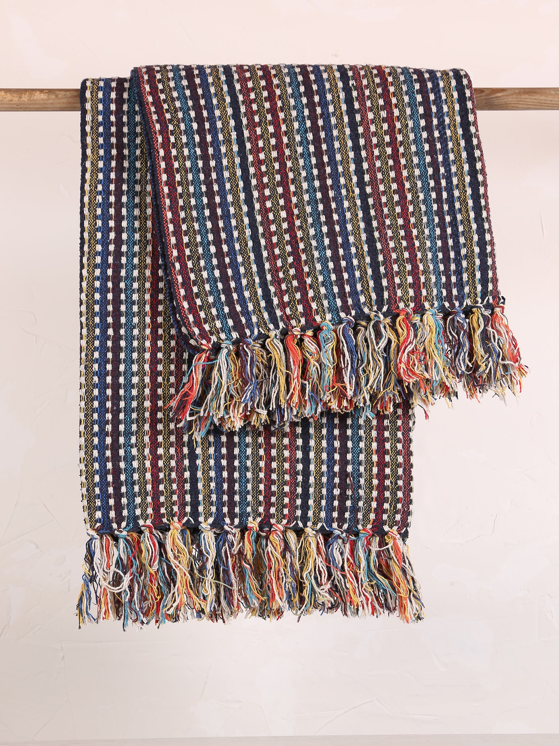 Lazzario Recycled Cotton Throw - Multicoloured