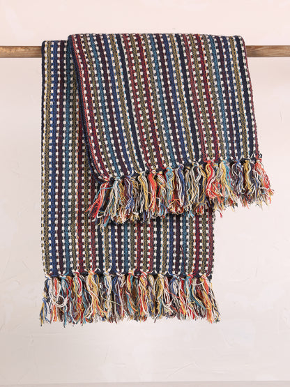 Lazzario Recycled Cotton Throw - Multicoloured