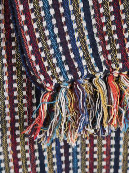 Lazzario Recycled Cotton Throw - Multicoloured