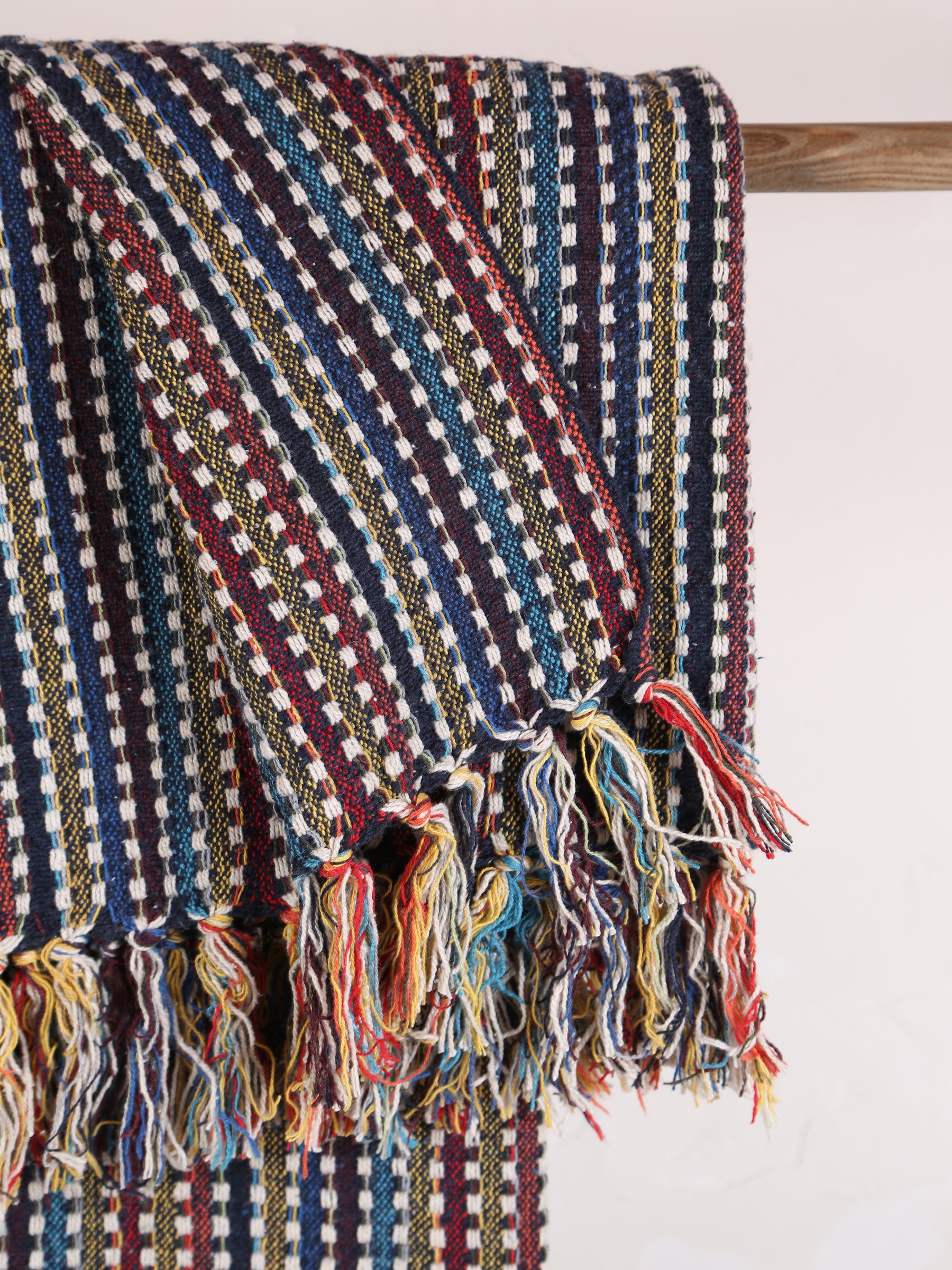 Lazzario Recycled Cotton Throw - Multicoloured