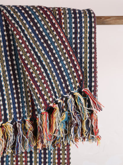 Lazzario Recycled Cotton Throw - Multicoloured