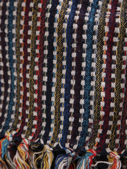 Lazzario Recycled Cotton Throw - Multicoloured