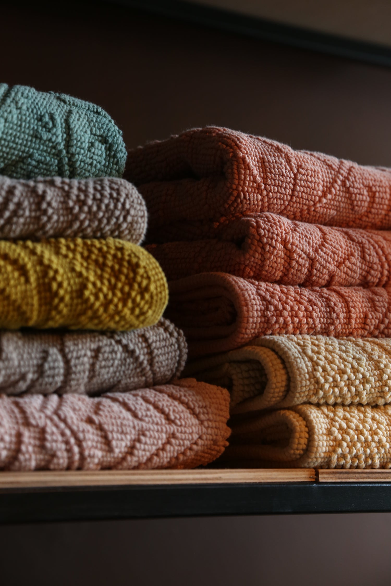 Enzo Bath Mat in Aubepine Pale Pink - 2 Sizes Available