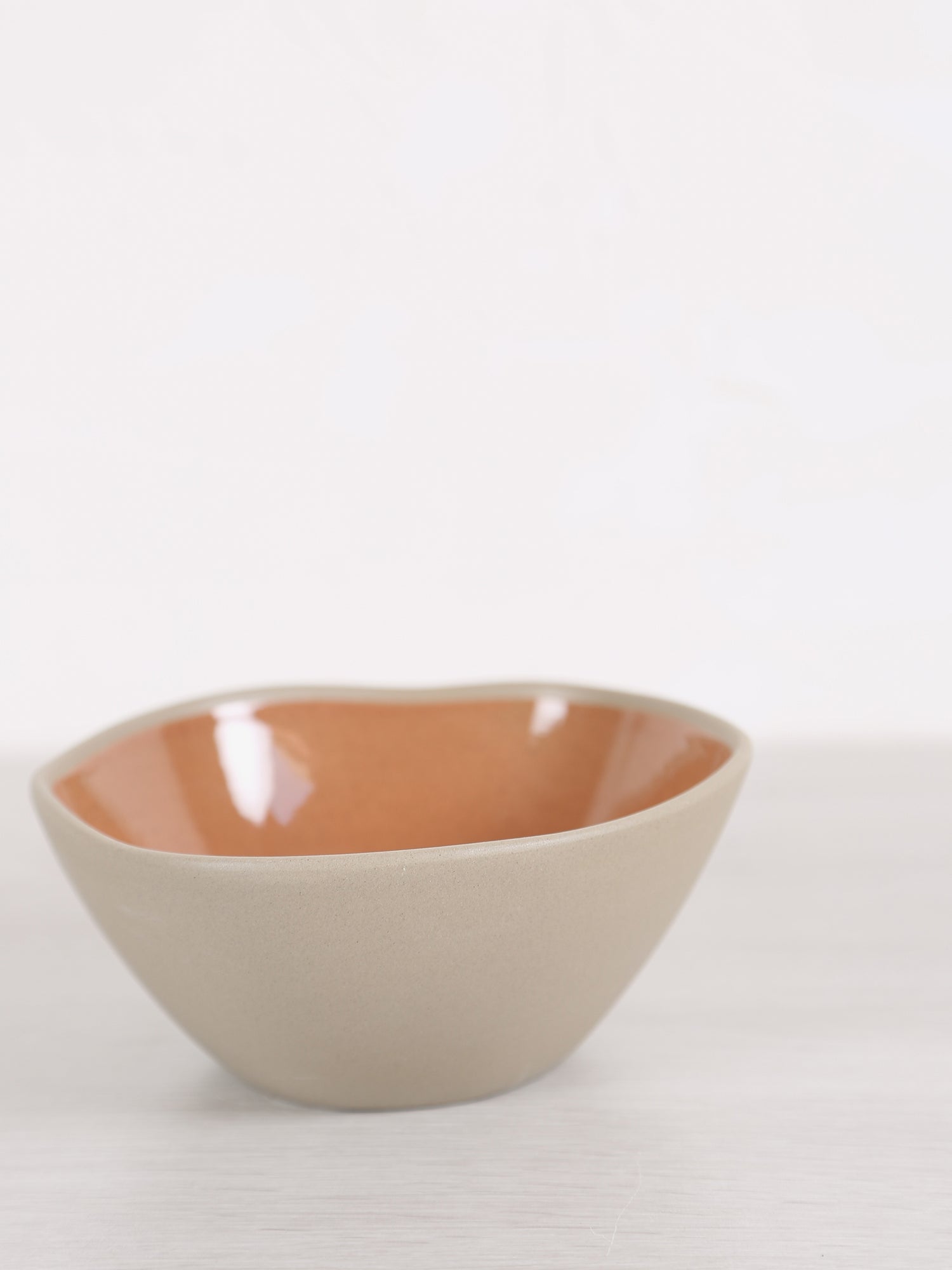 Primeval Porcelain cereal bowl - Terracotta