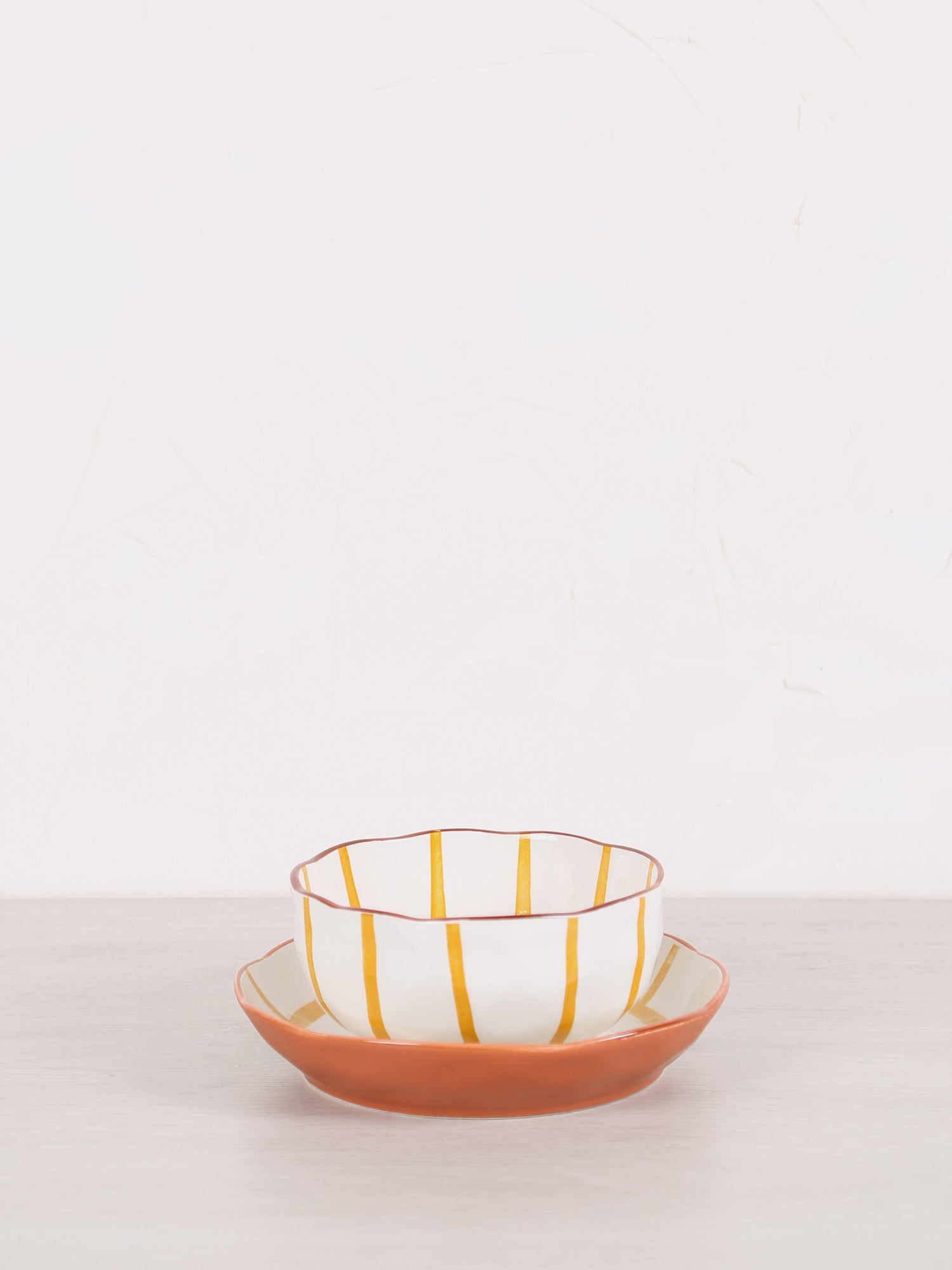MYKONOS - Soup Bowl - Porcelain - Yellow