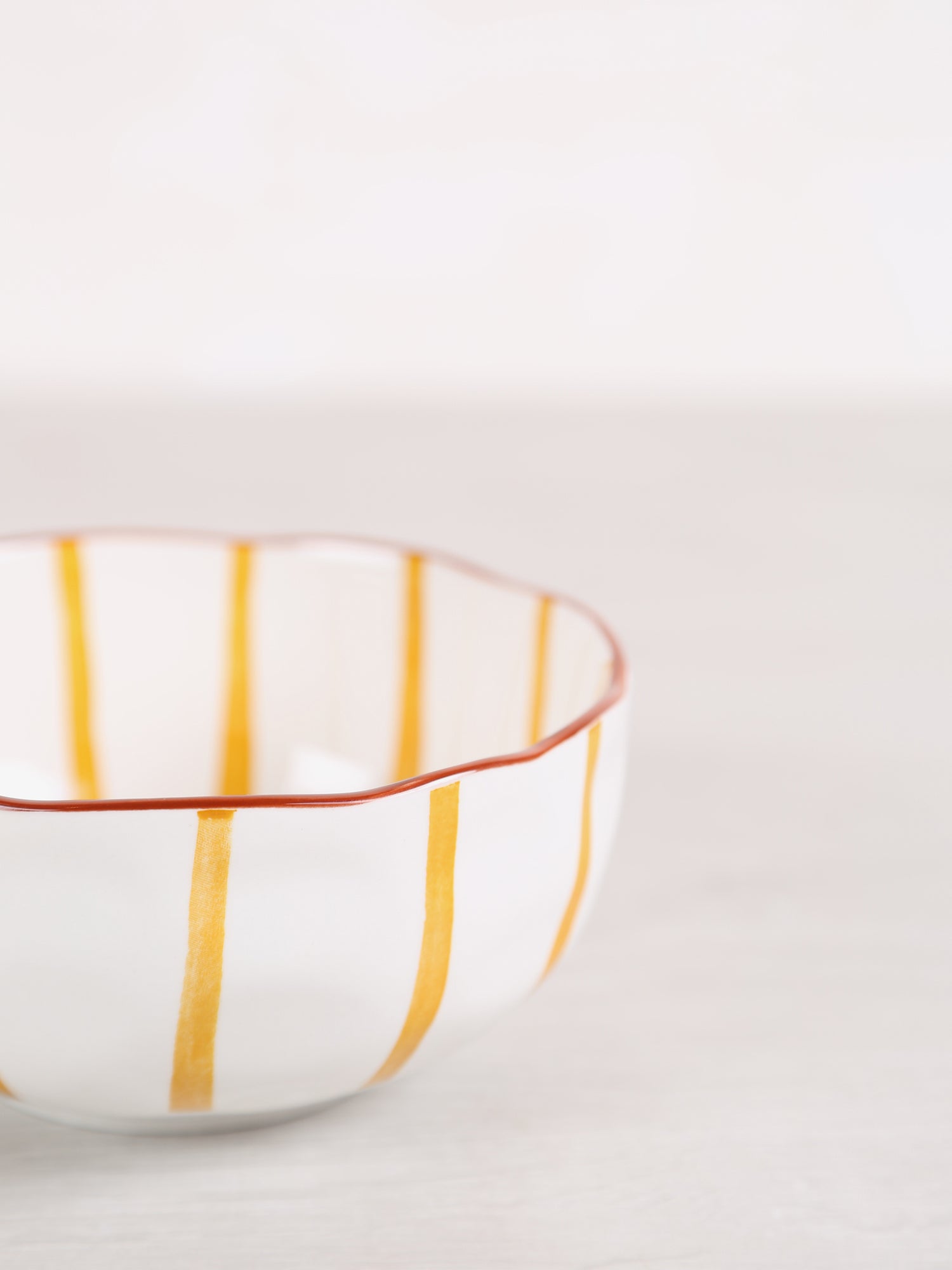 MYKONOS - Soup Bowl - Porcelain - Yellow
